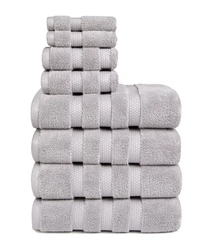 VIVENDI VIVENDI INFINITY ZERO TWIST 8PC TOWEL SET