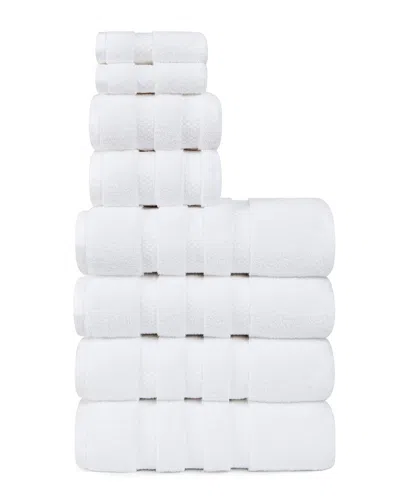 VIVENDI VIVENDI INFINITY ZERO TWIST 8PC TOWEL SET