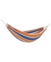 Vivere Brazilian Double Hammock In Orange Punch