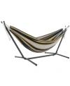 Vivere Cotton Hammock With Stand And Carry Bag In Serenity