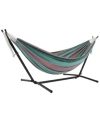 Vivere Cotton Hammock With Stand And Carry Bag In Watermelon