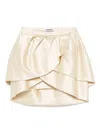 Vivetta A-line Mini Skirt In Yellow