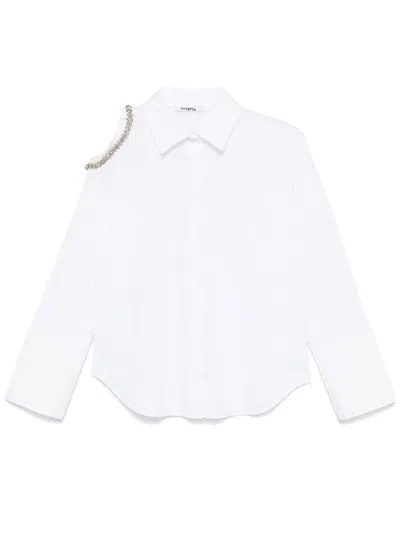 Vivetta Asymmetric Shirt In White