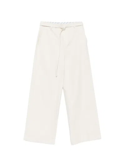 Vivetta Belted Trousers In White