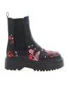 Vivetta Embroidered Chelsea Boots In Black In Negro