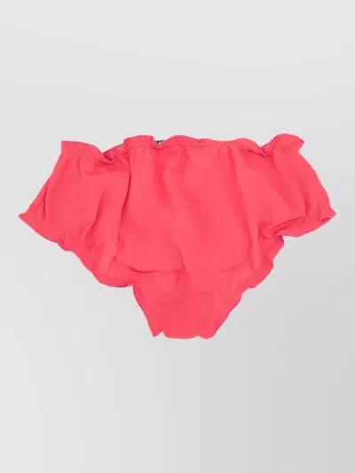 Vivetta Briefs Bow Detail Elastic Waist Ruffle In Multi