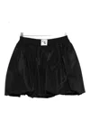 Vivetta Bubble-hem Mini Skirt In Black