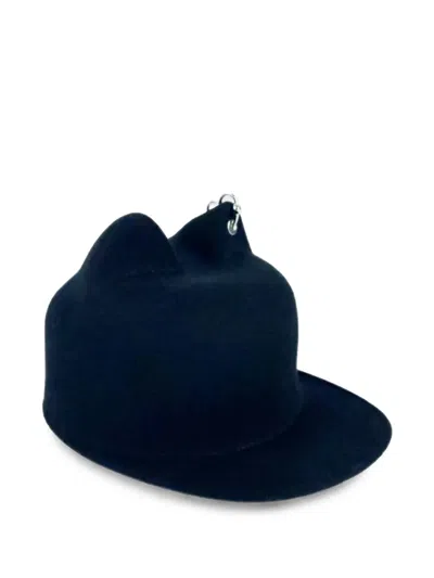 Vivetta Cat-ear Baseball Cap In Blue