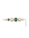 Vivetta Crystal-embellished Bracelet In Gold
