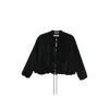 Vivetta Drawstring Zip Jacket In Black