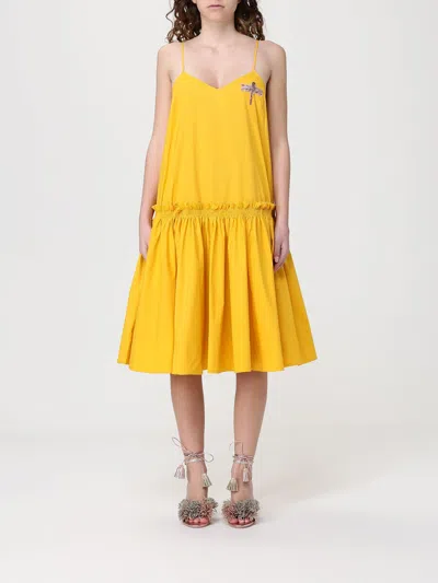 Vivetta Dress Woman  In Yellow