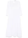 Vivetta Embroidered Midi Dress In 白色