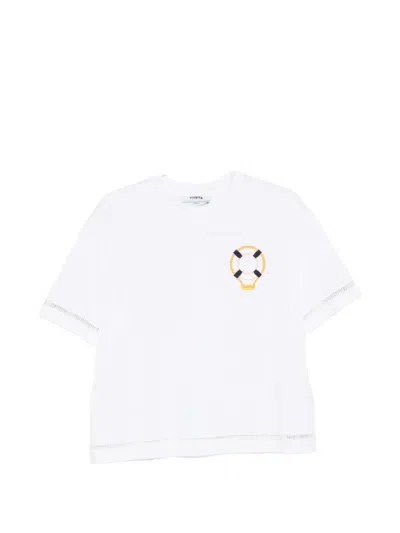 Vivetta Embroidery T-shirt In White