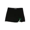 Vivetta Pearl-embellished Straight Skirt In Black
