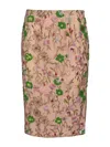 Vivetta Embroidered Skirt In Multicolor