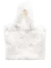 Vivetta Faux-fur Shoulder Bag In White