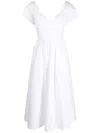 Vivetta Flared Mid-length Dress In White