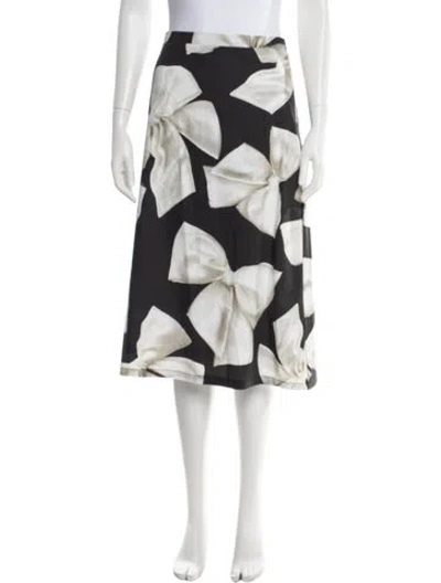 Pre-owned Vivetta Floral Print Midi Length Skirt W/ Tags In Multicolor