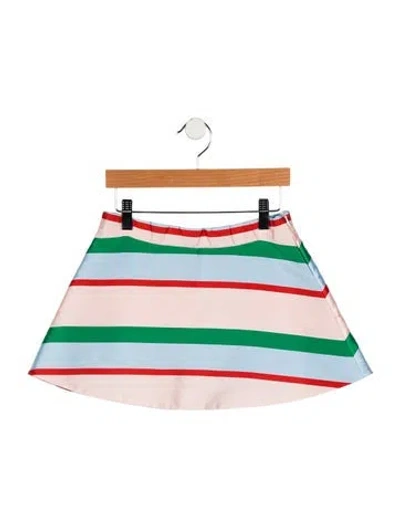 Pre-owned Vivetta Babies' Girls' Striped Skirt In Multi