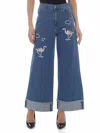 Vivetta Jeans Acampanados - Palagonia In Azul