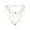 Vivetta Multi-chain Maxi Necklace In Neutral
