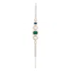 Vivetta Crystal-embellished Necklace In Silver/green