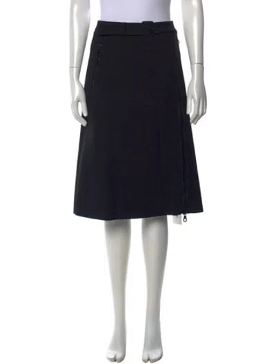 Pre-owned Vivetta Knee-length Skirt In Black
