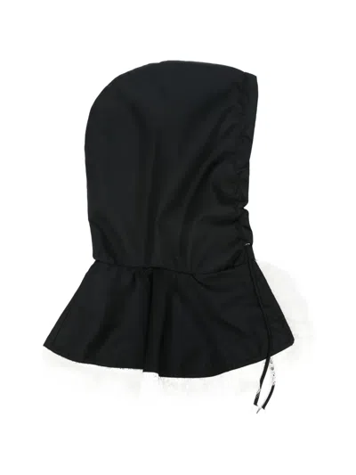 Vivetta Lace-trim Hood In Black