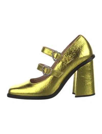 Pre-owned Vivetta Leather Pumps In Green