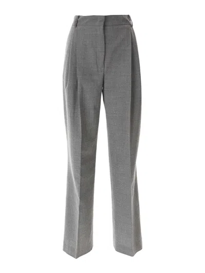 Vivetta Light Wool Trouser In Gray