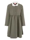 Vivetta Long-sleeve Dress In Green