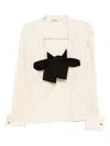 Vivetta Long-sleeved Shirt In Neutral