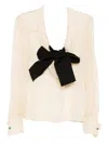 Vivetta Long-sleeved Shirt In Neutral