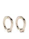 Vivetta Lucky Penis Earrings In Light Gold