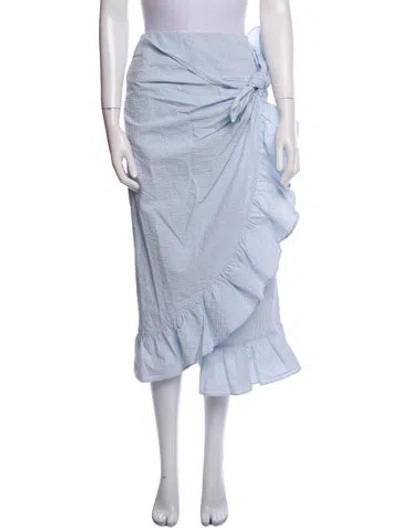 Pre-owned Vivetta Midi Length Skirt In Blue