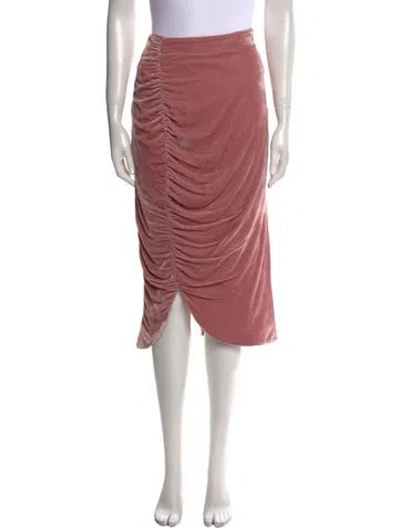 Pre-owned Vivetta Midi Length Skirt In Pink