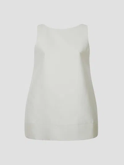 Vivetta Mini Bow Dress For Ss26 In White