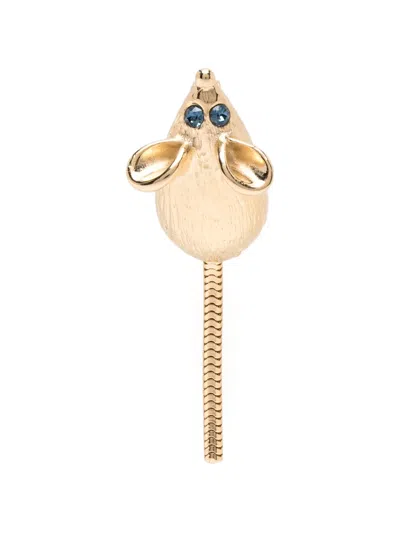 Vivetta Mouse Brooch In Gold