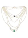 Vivetta Multi-chain Maxi Necklace In Neutrals