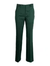Vivetta Wool Blend Trousers In Verde