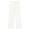 Vivetta Pinstriped Trousers In Beige