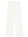 Vivetta Pinstriped Trousers In Neutrals