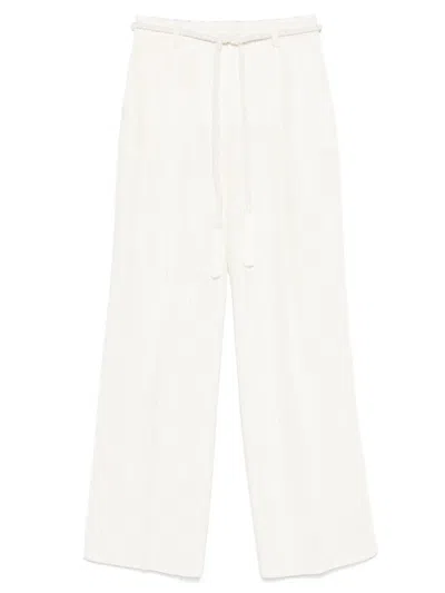 Vivetta Pinstriped Trousers In Multicolor