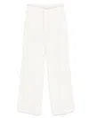 Vivetta Pinstriped Trousers In Neutrals