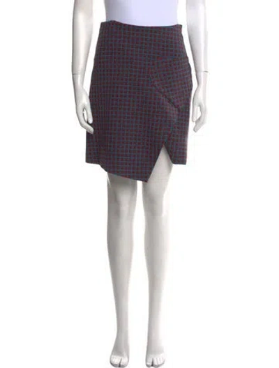 Pre-owned Vivetta Printed Mini Skirt In Multi