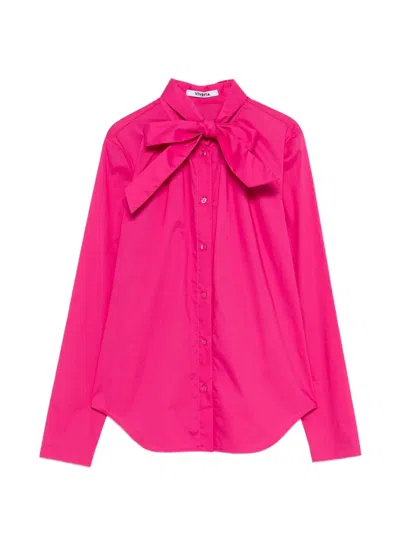 Vivetta Pussy-bow Shirt In Pink