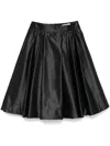 Vivetta Ruota Midi Skirt In Black