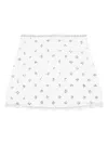 Vivetta Sequin-embellished Mini Skirt In White