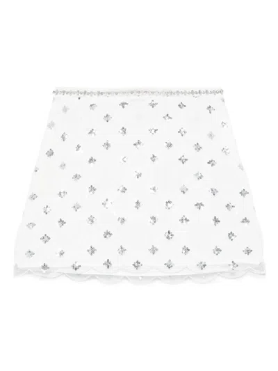 Vivetta Sequin-embellished Mini Skirt In Multicolor