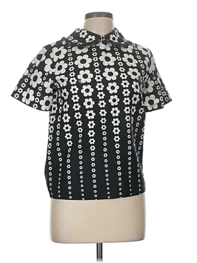 Pre-owned Vivetta Short Sleeve Blouse In Black